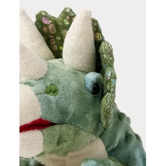 Hånddukke triceratops i egg