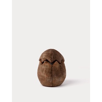 Hånddukke stegosaurus i egg