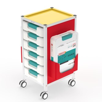 Sidelommer til oppbevaringsvogn for LEGO® Education 2 stk