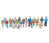 Lekefigurer mennesker 24 stk