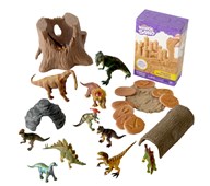 Lekepakke til lekebord dinosaurer 23 deler