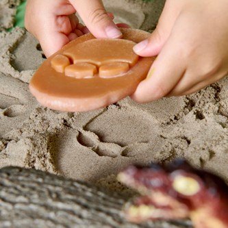 Lekepakke til lekebord dinosaurer 23 deler