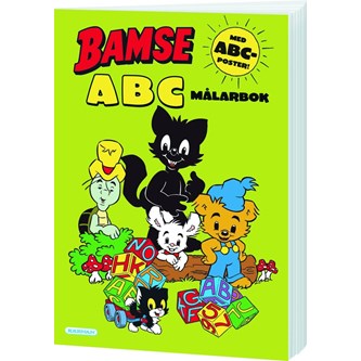 Fargeleggingsbok Bamse ABC 32 sider