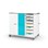 Zioxi LEGO® Education ladevogn for 8 bokser 8 USB-C