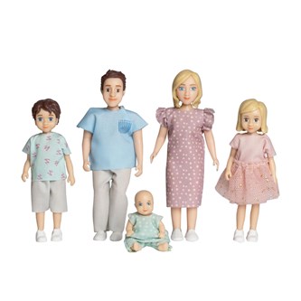 Lundby dukkefamilie Charlie 5 stk