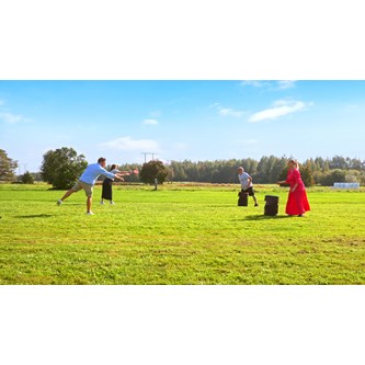 DiscDunk frisbee mål