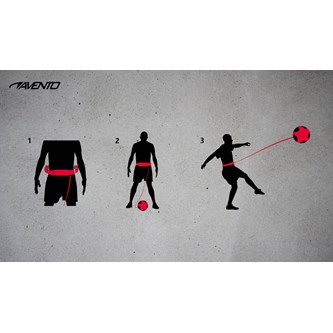 Fotballtrener med 5-punktsfeste