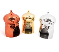 Eventyrhus metallic H24 cm 3 stk
