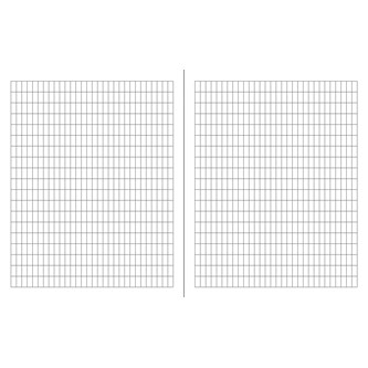 Skrivebok 17x21 cm ruter 5x10 mm 25 stk/pk