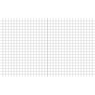 Arbeidsbok 17x21 cm, ruter 10x10 mm 25 stk/pk