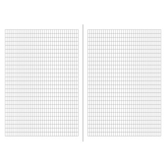 Arbeidsbok A4, ruter 5x10 mm 25 stk/pk