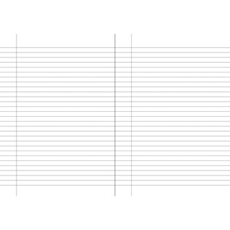 Skrivebok A4, linjer 9 mm 25 stk/pk