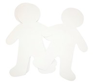 Pappfigur stor