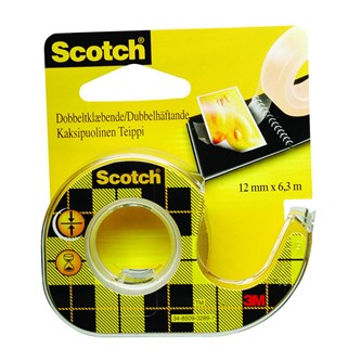 Tape Scotch tosidig 12mm x 6m