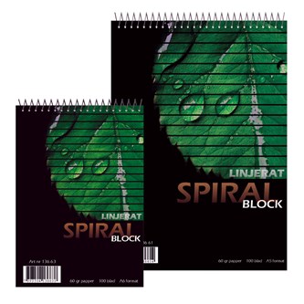 Spiralblokk 10 stk