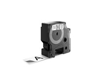 Merketape Dymo 24 mm svart/hvit
