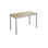 Bord 12:38 FSC akustikk optimal laminat 120x60cm sølv