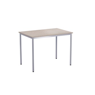 Bord 12:38 BX akustikk optimal laminat 120x80cm sølv