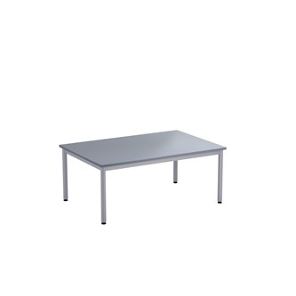 Bord 12:38 FSC akustikk optimal laminat 120x80cm sølv