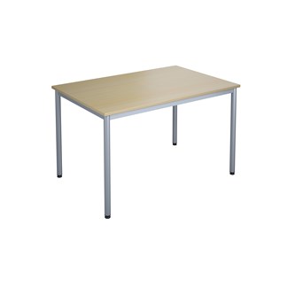 Bord 12:38 FSC akustikk optimal laminat 120x80cm sølv