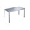Bord 12:38 FSC akustikk laminat 140x70 cm sølv