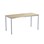 Bord 12:38 FSC akustikk optimal laminat 180x80cm sølv