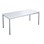 Bord 12:38 FSC akustikk optimal laminat 180x80cm sølv