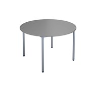 Bord 12:38 FSC akustikk laminat Ø120 cm sølv