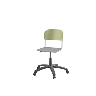 Stol Matte FSC 38/51 cm gas LS sølv