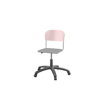 Stol Matte FSC 38/51 cm gas LS sølv