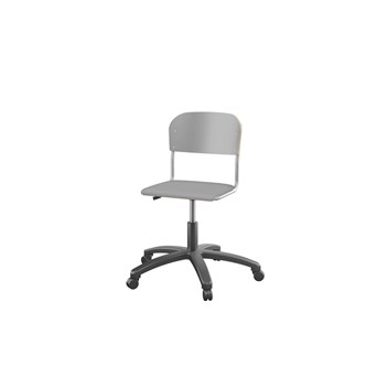 Stol Matte FSC 38/51 cm gas LS sølv