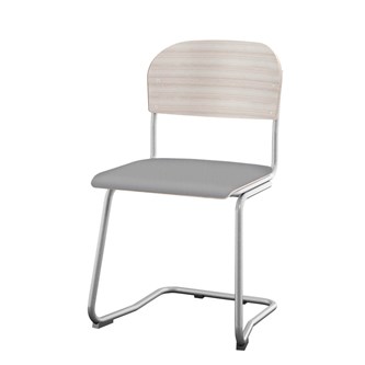 Stol Matte FSC 45 cm SS sølv