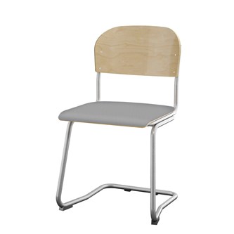 Stol Matte FSC 45 cm SS sølv