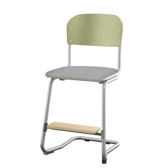 Stol Matte FSC 45 cm LS sølv