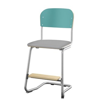 Stol Matte FSC 45 cm LS sølv