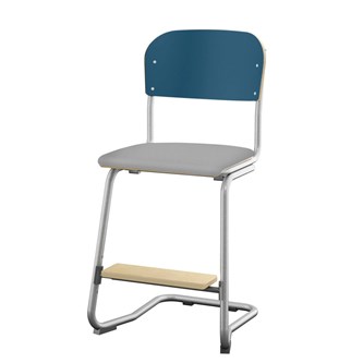 Stol Matte FSC 45 cm LS sølv