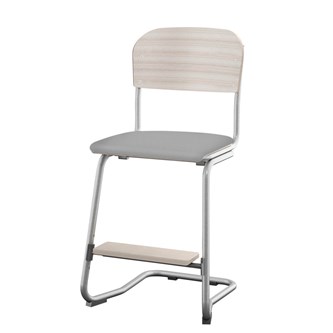 Stol Matte FSC 45 cm LS sølv