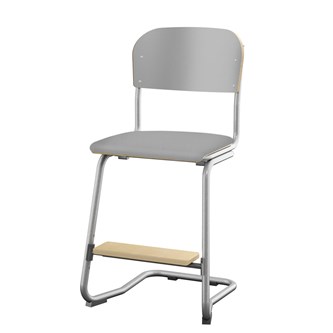 Stol Matte FSC 45 cm LS sølv