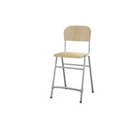 Stol Matte FSC 54 cm LS sølv uten fothviler