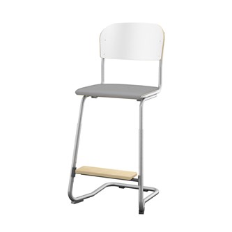 Stol Matte FSC 57/63 cm LS sølv