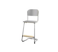 Stol Matte FSC 57/63 cm LS sølv