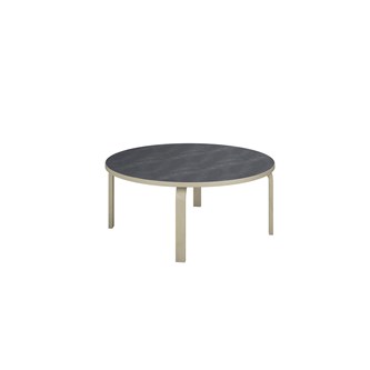 Bord Rabo Akustikk linoleum Ø120 cm Hvitpigmentert