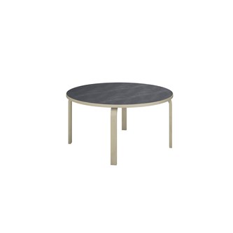 Bord Rabo Akustikk linoleum Ø120 cm Hvitpigmentert