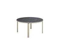 Bord Rabo Akustikk linoleum Ø120 cm Hvitpigmentert