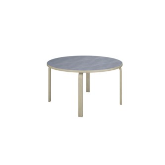 Bord Rabo Akustikk linoleum Ø120 cm Hvitpigmentert