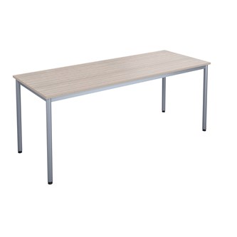 Bord 12:38 BX akustikk optimal laminat 180x70cm sølv