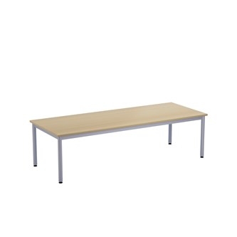 Bord 12:38 BX akustikk optimal laminat 180x70cm sølv