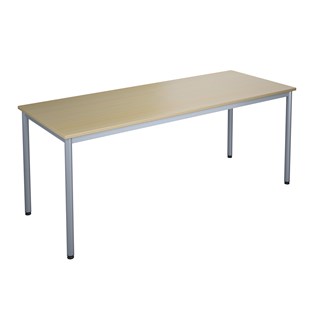 Bord 12:38 BX akustikk optimal laminat 180x70cm sølv