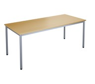Bord 12:38 FSC DL 180x80cm sølv