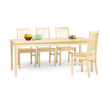 Bord Maria Akustik Optimal Laminat 140x80 cm bøk